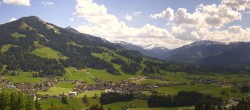 Archiv Foto Webcam Dorfkamera über Westendorf am Wilden Kaiser 13:00
