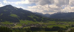 Archiv Foto Webcam Dorfkamera über Westendorf am Wilden Kaiser 09:00