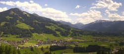 Archiv Foto Webcam Dorfkamera über Westendorf am Wilden Kaiser 13:00