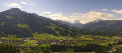 Archiv Foto Webcam Dorfkamera über Westendorf am Wilden Kaiser 09:00
