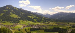 Archiv Foto Webcam Dorfkamera über Westendorf am Wilden Kaiser 13:00