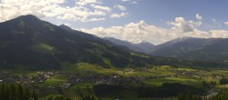 Archiv Foto Webcam Dorfkamera über Westendorf am Wilden Kaiser 09:00