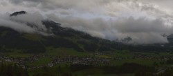 Archiv Foto Webcam Dorfkamera über Westendorf am Wilden Kaiser 19:00