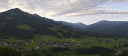 Archiv Foto Webcam Dorfkamera über Westendorf am Wilden Kaiser 05:00