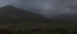 Archiv Foto Webcam Dorfkamera über Westendorf am Wilden Kaiser 19:00