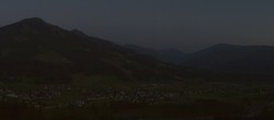 Archiv Foto Webcam Dorfkamera über Westendorf am Wilden Kaiser 21:00