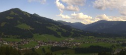 Archiv Foto Webcam Dorfkamera über Westendorf am Wilden Kaiser 17:00