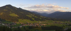 Archiv Foto Webcam Dorfkamera über Westendorf am Wilden Kaiser 19:00