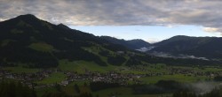 Archiv Foto Webcam Dorfkamera über Westendorf am Wilden Kaiser 05:00