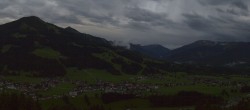 Archiv Foto Webcam Dorfkamera über Westendorf am Wilden Kaiser 19:00