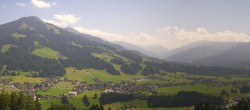 Archiv Foto Webcam Dorfkamera über Westendorf am Wilden Kaiser 13:00