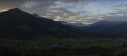 Archiv Foto Webcam Dorfkamera über Westendorf am Wilden Kaiser 03:00