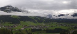 Archiv Foto Webcam Dorfkamera über Westendorf am Wilden Kaiser 13:00