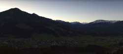 Archiv Foto Webcam Dorfkamera über Westendorf am Wilden Kaiser 05:00