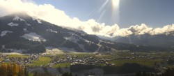 Archiv Foto Webcam Dorfkamera über Westendorf am Wilden Kaiser 10:00