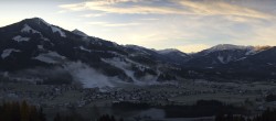 Archiv Foto Webcam Dorfkamera über Westendorf am Wilden Kaiser 07:00