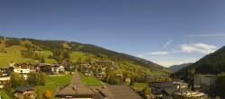 Archived image Webcam Panorama: Alpinresort Saalbach 08:00