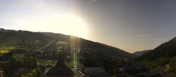 Archiv Foto Webcam Blick über Saalbach vom Alpinresort 06:00