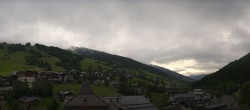 Archived image Webcam Panorama: Alpinresort Saalbach 05:00