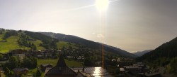 Archiv Foto Webcam Blick über Saalbach vom Alpinresort 07:00