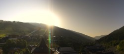 Archiv Foto Webcam Blick über Saalbach vom Alpinresort 06:00