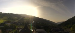Archiv Foto Webcam Blick über Saalbach vom Alpinresort 06:00