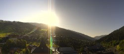 Archiv Foto Webcam Blick über Saalbach vom Alpinresort 06:00