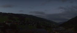 Archiv Foto Webcam Blick über Saalbach vom Alpinresort 23:00