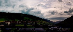 Archived image Webcam Panorama: Alpinresort Saalbach 04:00