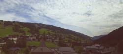 Archiv Foto Webcam Blick über Saalbach vom Alpinresort 08:00
