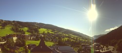 Archiv Foto Webcam Blick über Saalbach vom Alpinresort 08:00