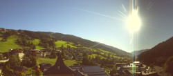 Archiv Foto Webcam Blick über Saalbach vom Alpinresort 08:00