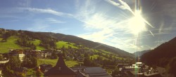 Archiv Foto Webcam Blick über Saalbach vom Alpinresort 08:00