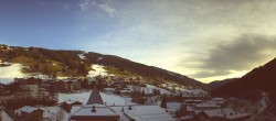 Archiv Foto Webcam Blick über Saalbach vom Alpinresort 07:00