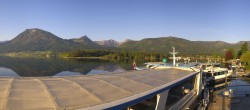 Archiv Foto Webcam Anlegesteg und Bahnhof am Wolfgangsee 06:00