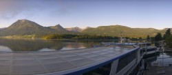 Archiv Foto Webcam Anlegesteg und Bahnhof am Wolfgangsee 05:00