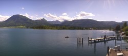 Archiv Foto Webcam Anlegesteg und Bahnhof am Wolfgangsee 15:00