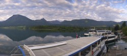 Archiv Foto Webcam Anlegesteg und Bahnhof am Wolfgangsee 05:00