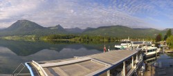 Archiv Foto Webcam Anlegesteg und Bahnhof am Wolfgangsee 06:00