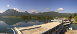 Archiv Foto Webcam Anlegesteg und Bahnhof am Wolfgangsee 07:00