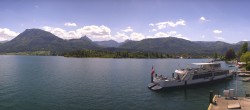 Archiv Foto Webcam Anlegesteg und Bahnhof am Wolfgangsee 13:00