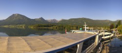 Archiv Foto Webcam Anlegesteg und Bahnhof am Wolfgangsee 06:00