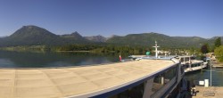 Archiv Foto Webcam Anlegesteg und Bahnhof am Wolfgangsee 07:00