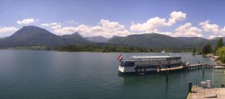 Archiv Foto Webcam Anlegesteg und Bahnhof am Wolfgangsee 11:00