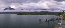 Archiv Foto Webcam Anlegesteg und Bahnhof am Wolfgangsee 09:00