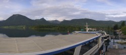 Archiv Foto Webcam Anlegesteg und Bahnhof am Wolfgangsee 05:00