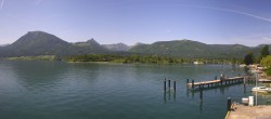 Archiv Foto Webcam Anlegesteg und Bahnhof am Wolfgangsee 09:00