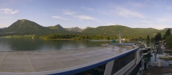 Archiv Foto Webcam Anlegesteg und Bahnhof am Wolfgangsee 05:00