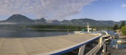 Archiv Foto Webcam Anlegesteg und Bahnhof am Wolfgangsee 06:00