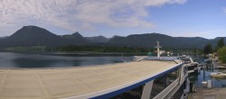 Archiv Foto Webcam Anlegesteg und Bahnhof am Wolfgangsee 07:00